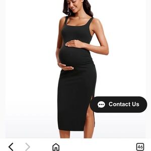 Crz maternity yoga dress